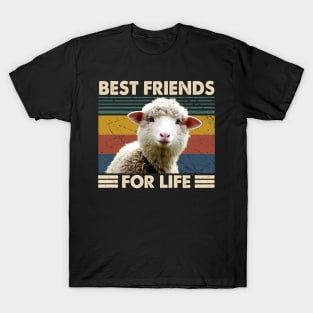 Pawsitively Fluffy Sheep Vibes, Stylish Statement Tee Extravaganza T-Shirt